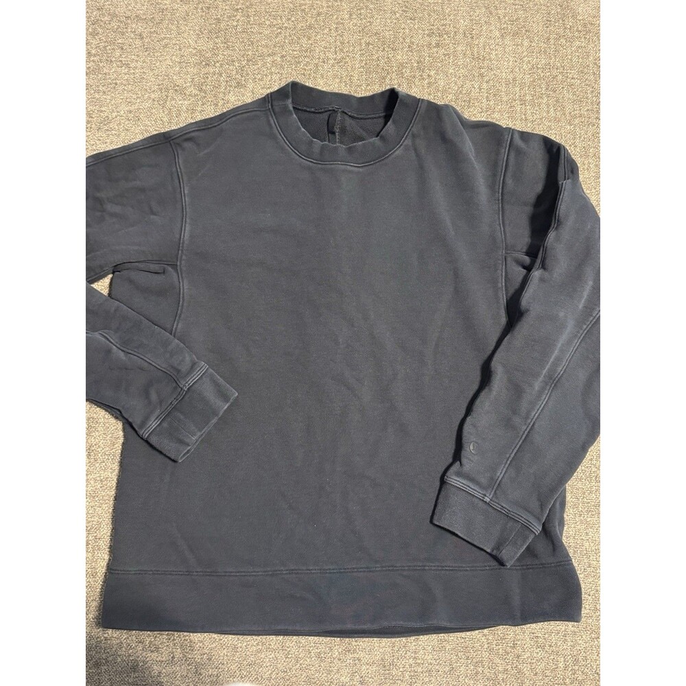 Lululemon Perfectly Oversized Crewneck Women's Small Black Long Sleeve Sweater